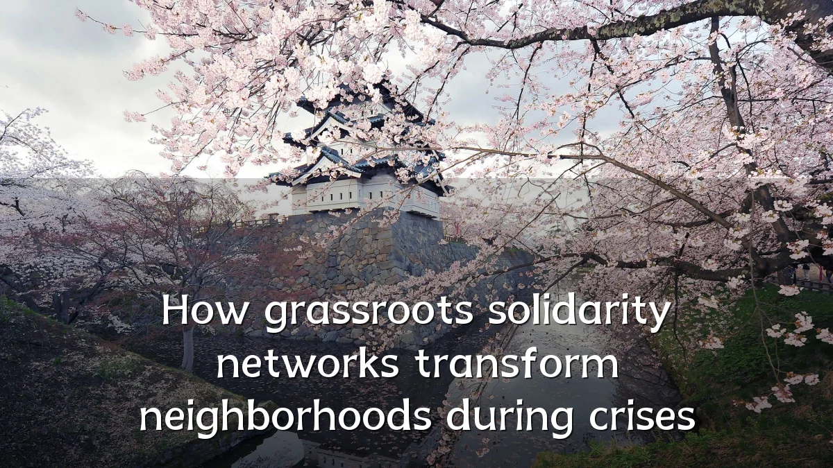 How grassroots solidarity networks transform neighborhoods during crises