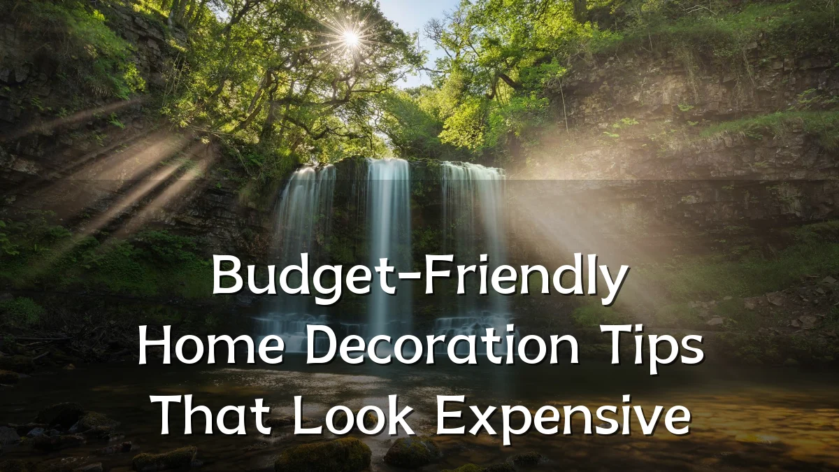 Budget-Friendly Home Decoration Tips That Look Expensive