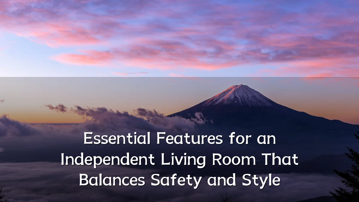 Essential Features for an Independent Living Room That Balances Safety and Style