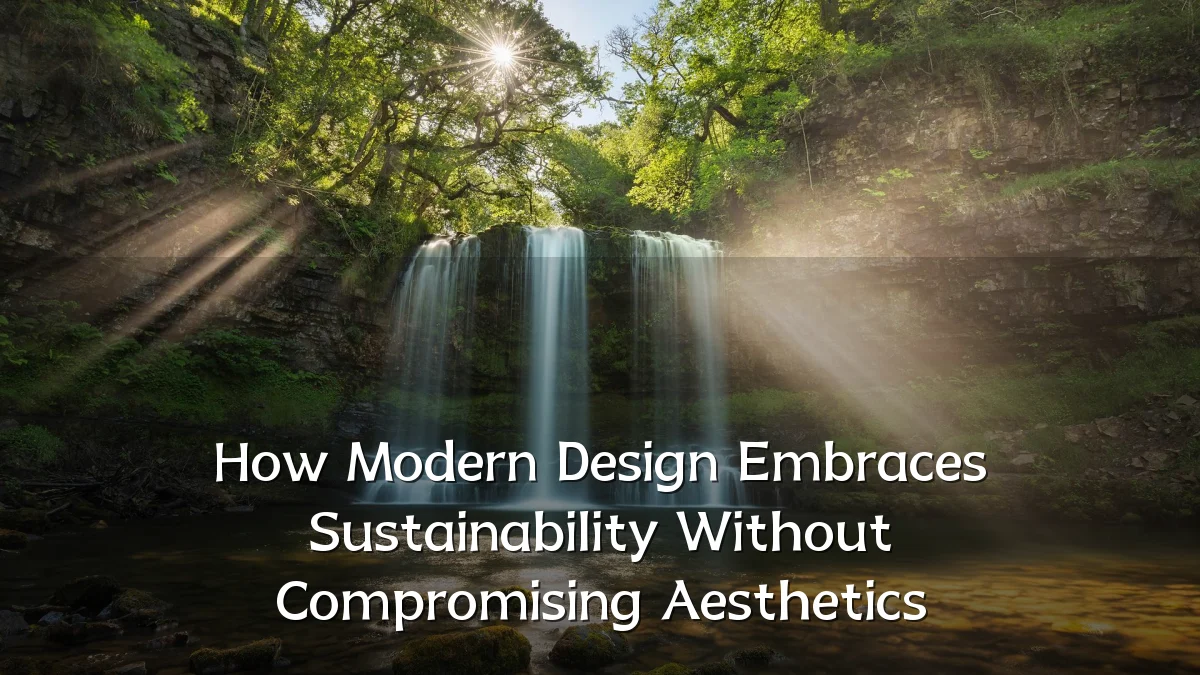 How Modern Design Embraces Sustainability Without Compromising Aesthetics
