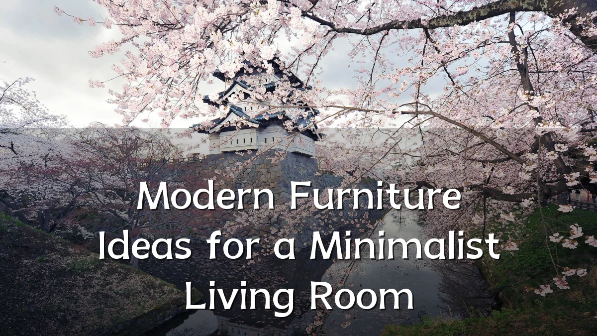 Modern Furniture Ideas for a Minimalist Living Room