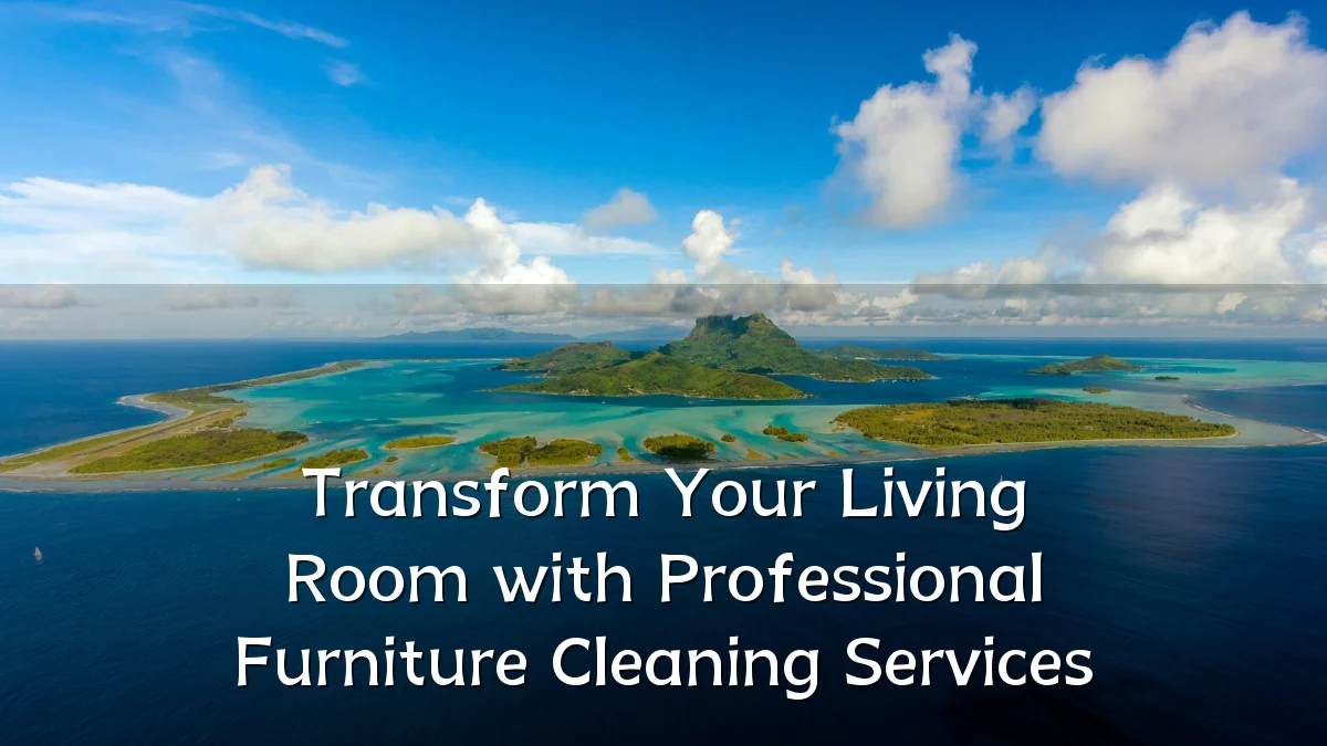 Transform Your Living Room with Professional Furniture Cleaning Services