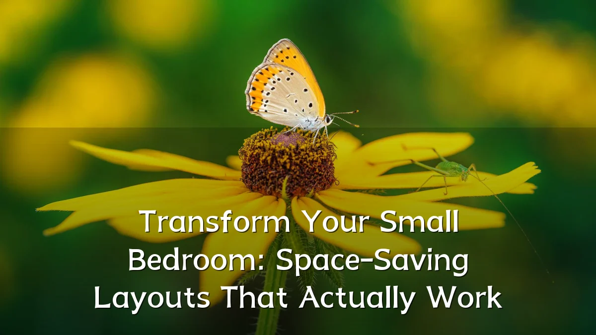 Transform Your Small Bedroom: Space-Saving Layouts That Actually Work