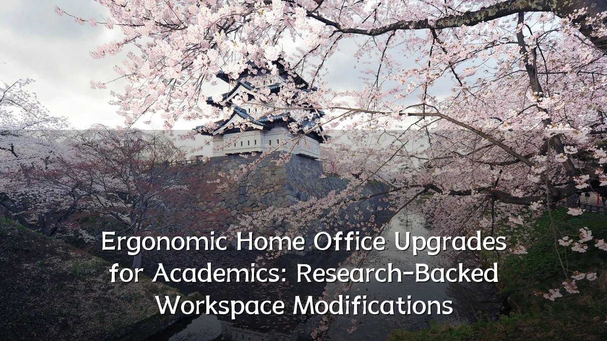 Ergonomic Home Office Upgrades for Academics: Research-Backed Workspace Modifications