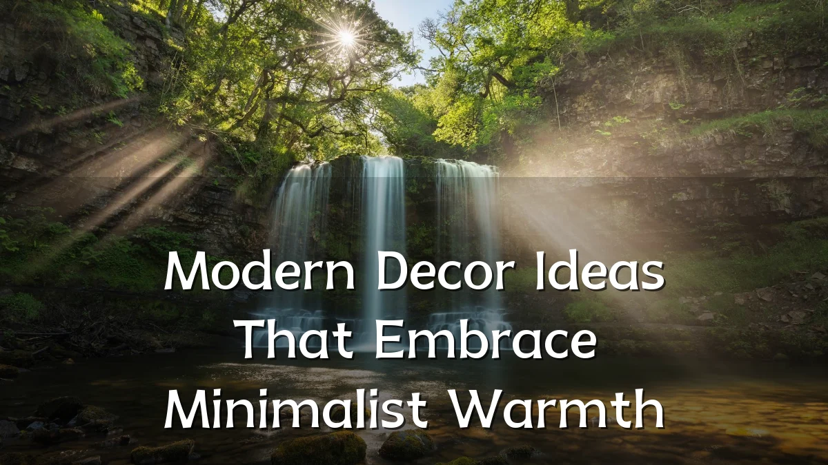 Modern Decor Ideas That Embrace Minimalist Warmth