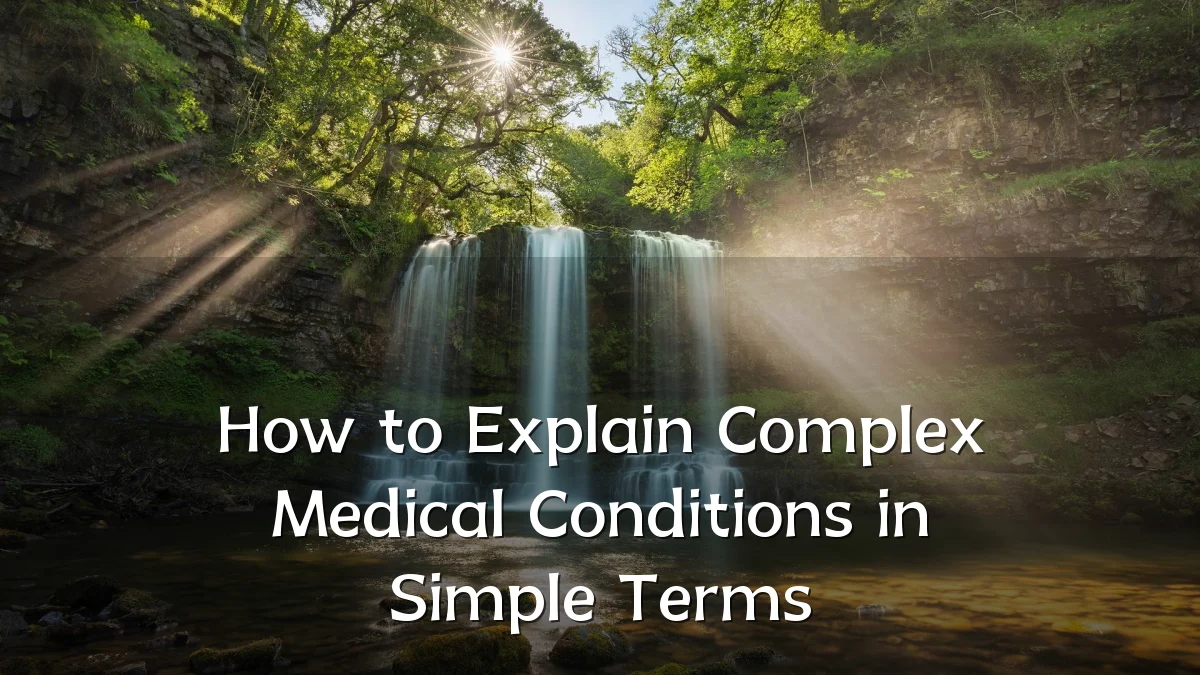 How to Explain Complex Medical Conditions in Simple Terms